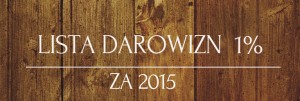 lista darowizn 2015